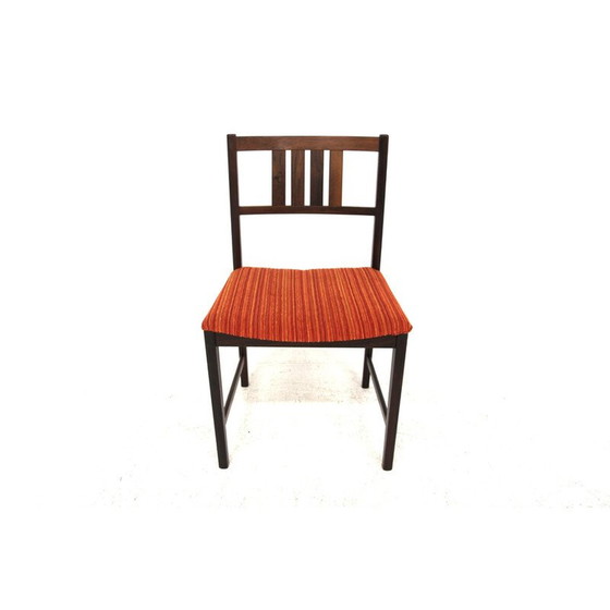 Image 1 of Set van 4 vintage stoelen in rozenhout en stof, Zweden 1960