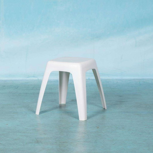 Space age kruk seventies, minimalist organic shaped stool