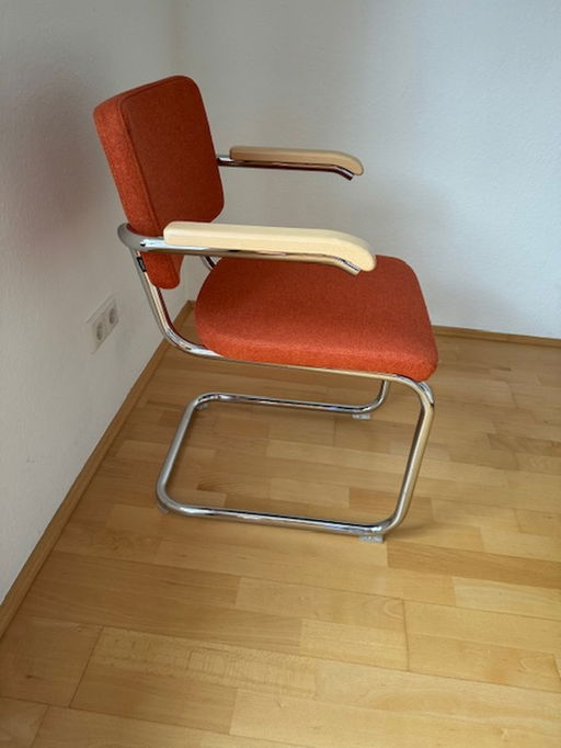 4x Thonet sledestoel