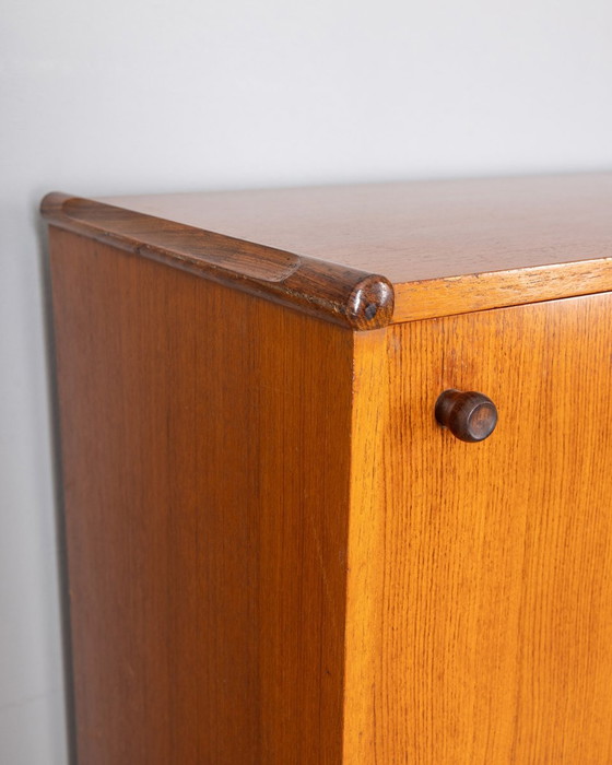 Image 1 of Highboard Vintage 1960S Houten Dressoir Italiaans ontwerp