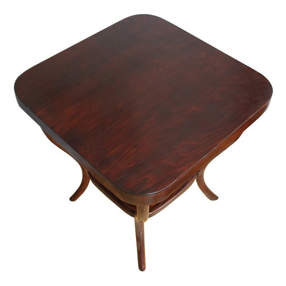 Image 1 of Vintage kaarttafel Model No.8 van Thonet, Tsjecho-Slowakije 1920