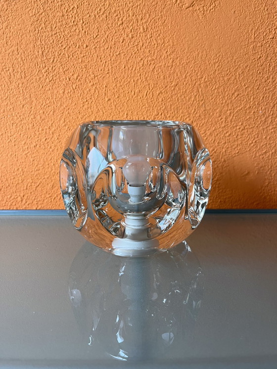 Image 1 of Vintage Peill & Putzler Glazen Icecube Tafellamp