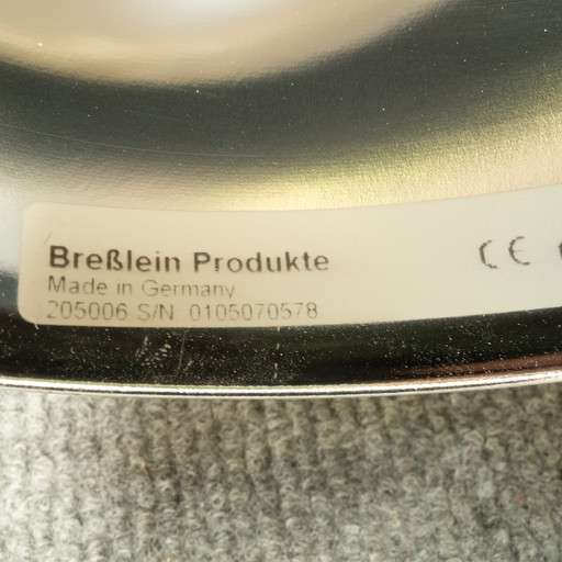 bollamp, wit gelakt metaal, 1970