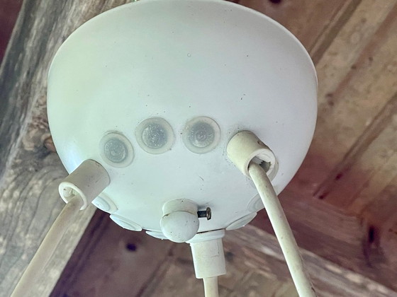 Image 1 of Vintage hanglamp met 3 lampen, van Le Dauphin, 1980S