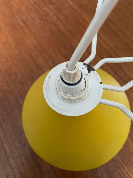 Image 1 of Vintage hanglamp met 3 lampen, van Le Dauphin, 1980S