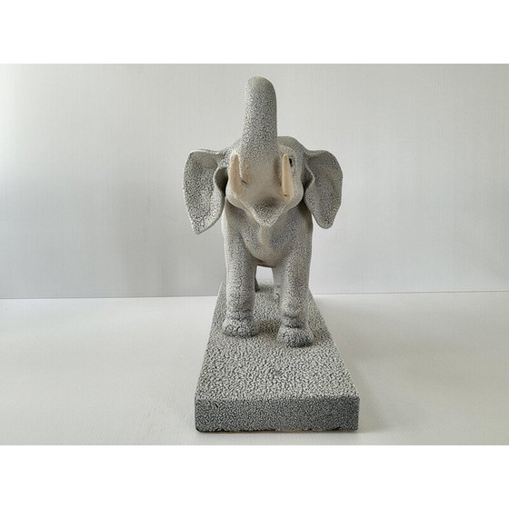 Image 1 of Vintage keramische olifant sculptuur, 1950