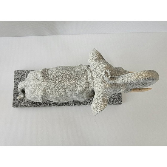 Image 1 of Vintage keramische olifant sculptuur, 1950