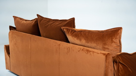 Image 1 of Mid Century Moderne Sofa "Cado" Door Gunnar Gravesen en David Lewis Divano Voor Icf, Italië, 1970S - Nieuwe Bekleding