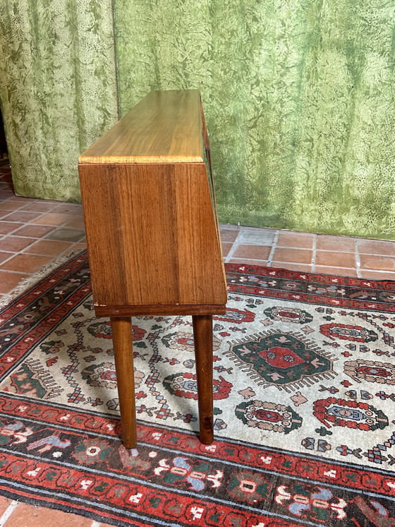 Image 1 of Mid century retro vintage teak klein kastje 1960