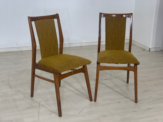 Image 1 of Mid Century stoelen eetkamerstoel stoel vintage