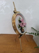 Vintage Capodimonte Porselein Bloemen Schilderijtje