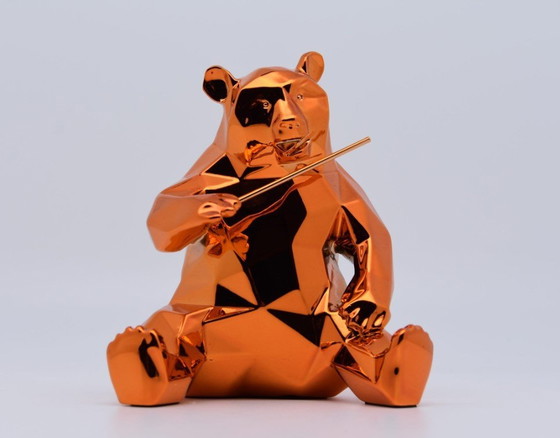 Image 1 of Richard Orlinski Panda Spirit Oranje