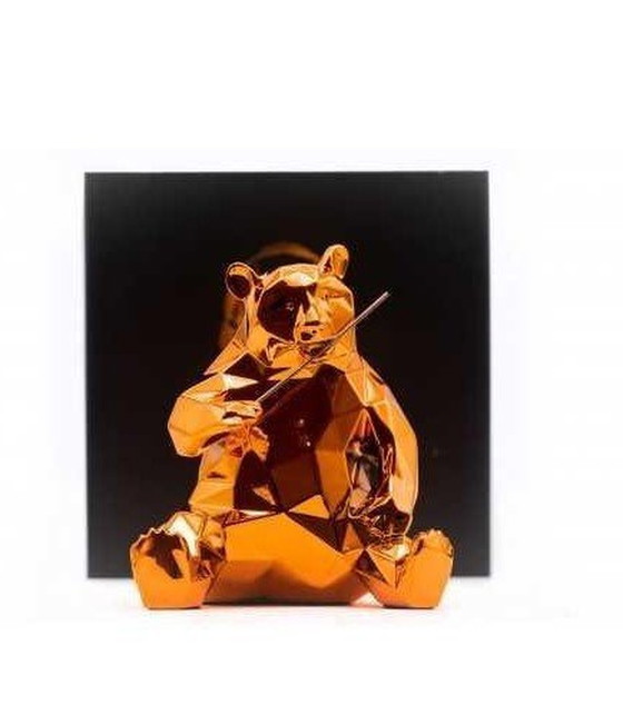 Image 1 of Richard Orlinski Panda Spirit Oranje