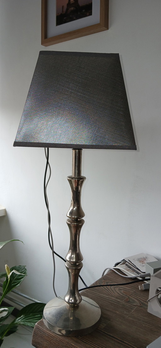 Zilveren lamp