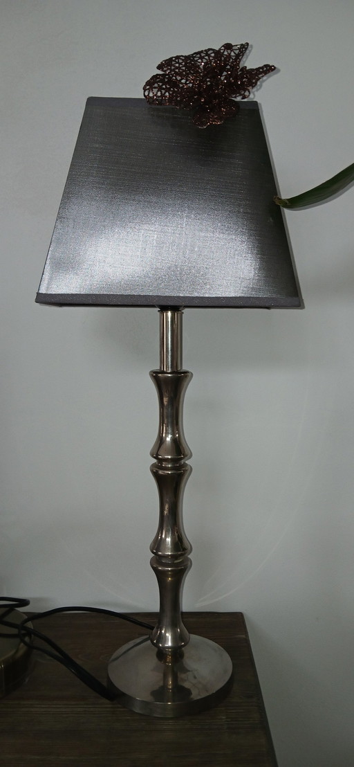 Zilveren lamp