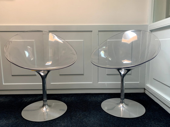 Image 1 of 2x Philip Starck Ero S Kartell Stoelen