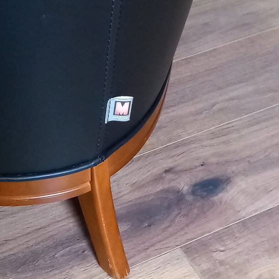 Image 1 of Donkerblauwe Vintage Clubfauteuil 2 Van 2