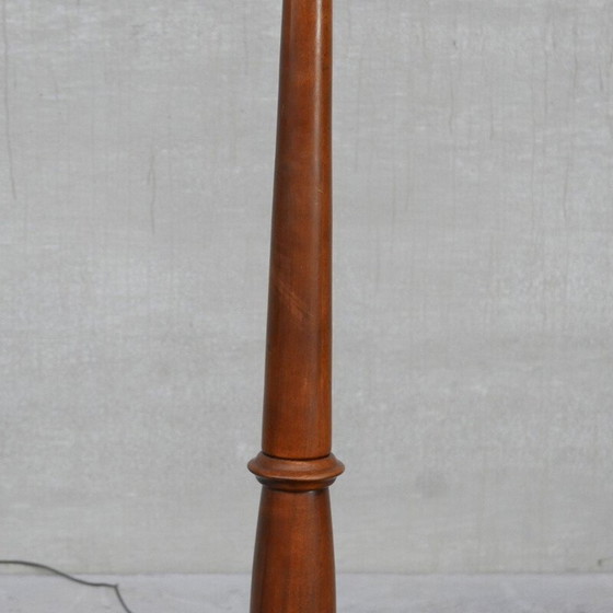 Image 1 of Vintage walnoten vloerlamp, Frankrijk 1930