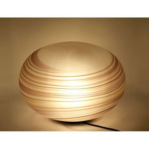 Vintage geblazen Murano glazen lamp door VeArt, Italië 1970