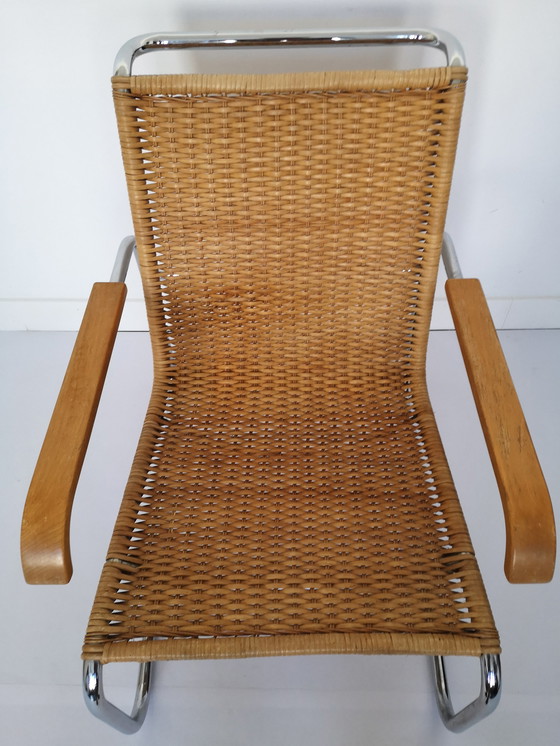 Image 1 of Thonet S35 rotan fauteuil