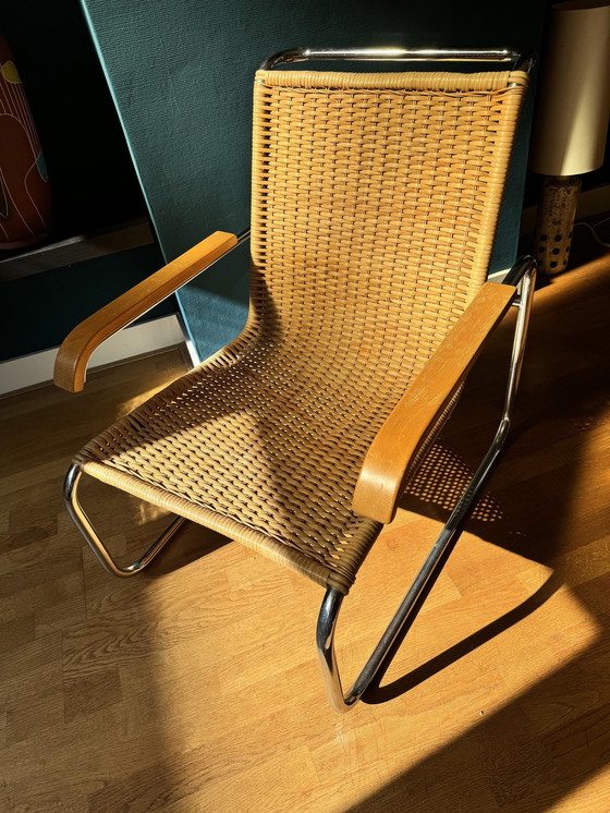 Image 1 of Thonet S35 rotan fauteuil