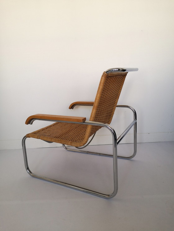 Image 1 of Thonet S35 rotan fauteuil