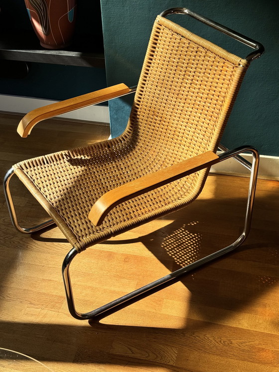 Image 1 of Thonet S35 rotan fauteuil