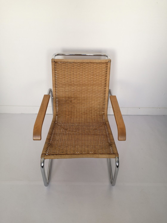 Image 1 of Thonet S35 rotan fauteuil