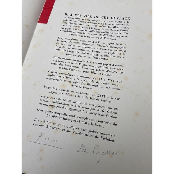 Image 1 of Vintage portfolio "Picasso van 1916 tot 1961" door Jean Cocteau en Pablo Picasso voor Rocher, 1962