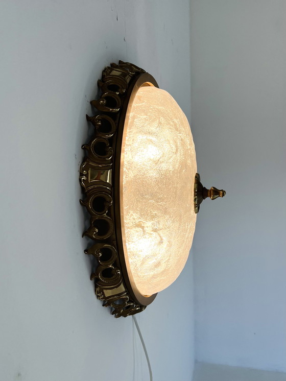 Image 1 of Xl Wandlamp/Plafonnière, Schröder & Co ‘70