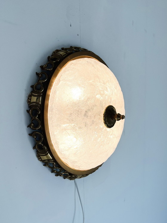 Image 1 of Xl Wandlamp/Plafonnière, Schröder & Co ‘70