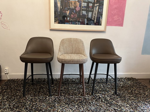 Nieuw 3X Walter Knoll 375 Barkruk