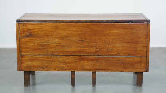 Image 1 of Side Table/ Drop Leaf Table Met Lade