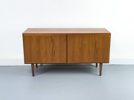 Laag dressoir in teak van Omann Jun, jaren 1960