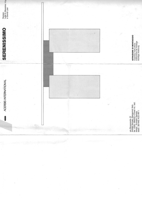 Image 1 of Serenissimo Table - David Law, Lella Vignelli, Massimo Vignelli