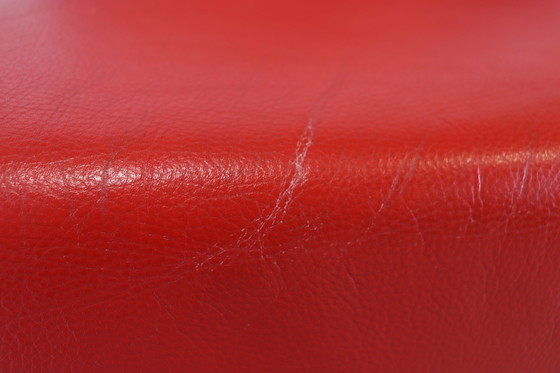 Image 1 of 2x Gelderland 6420 rood leder fauteuil