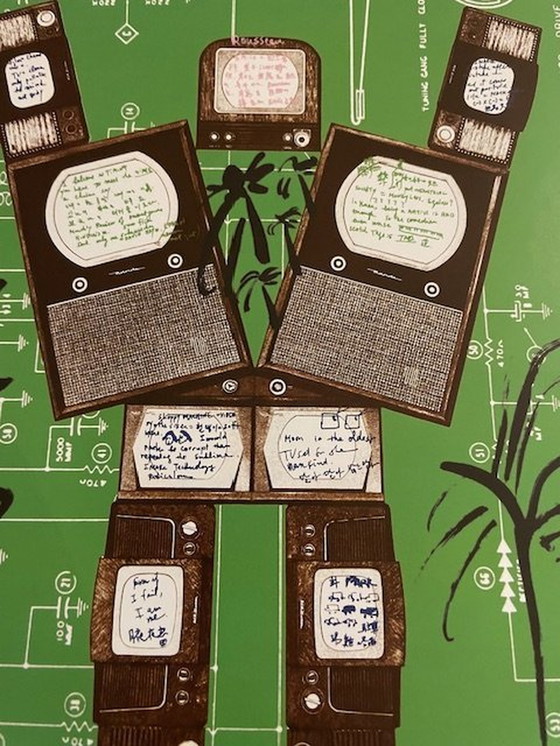 Image 1 of Nam June Paik (1932-2006), Evolutie, Revolutie, Resolutie, 1989 (Rousseau), Copyright Nam June Paik Estate 2010...