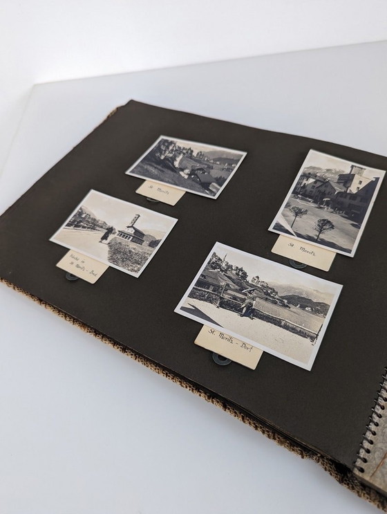 Image 1 of Oud fotoalbum van Zwitserse pieken