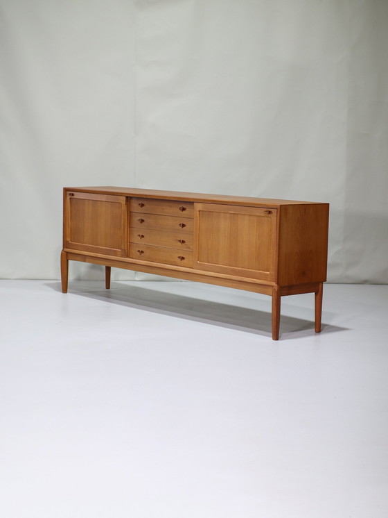 Image 1 of H.W. Klein Bramin Dressoir Lowboard Deens Teak Vintage