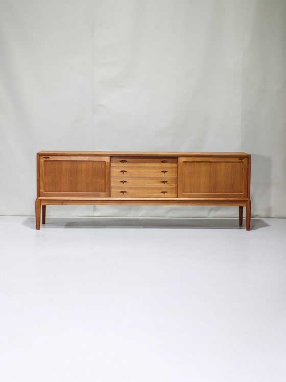 Image 1 of H.W. Klein Bramin Dressoir Lowboard Deens Teak Vintage