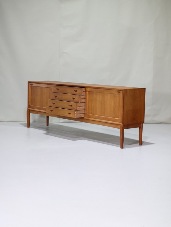 Image 1 of H.W. Klein Bramin Dressoir Lowboard Deens Teak Vintage