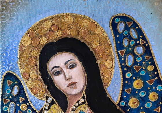 Image 1 of Beata Puskarczyk "Een meisje met een vlinder".