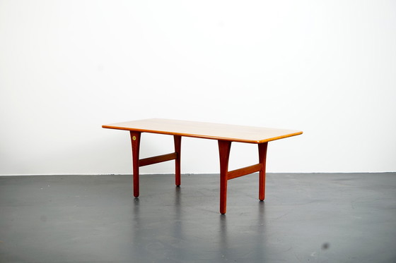 Image 1 of Vintage Deense Teakhouten Salontafel, 1960