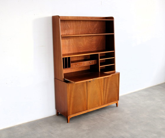 Image 1 of Vintage Zweeds Wandmeubel/Secretaire