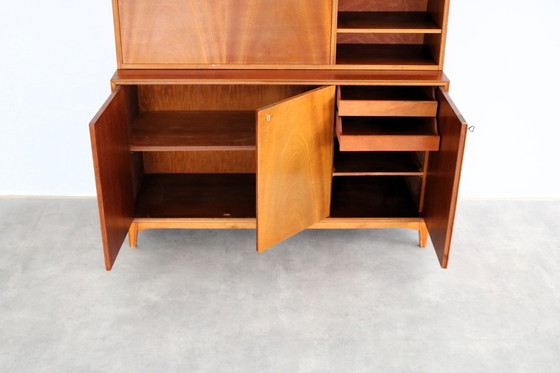 Image 1 of Vintage Zweeds Wandmeubel/Secretaire