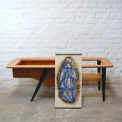 Salontafel met geïntegreerde bar van Alfred Hendrickx voor Belform 1956