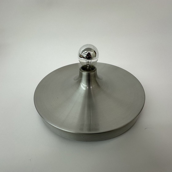 Image 1 of Honsel Leuchten wandlamp disc jaren 70