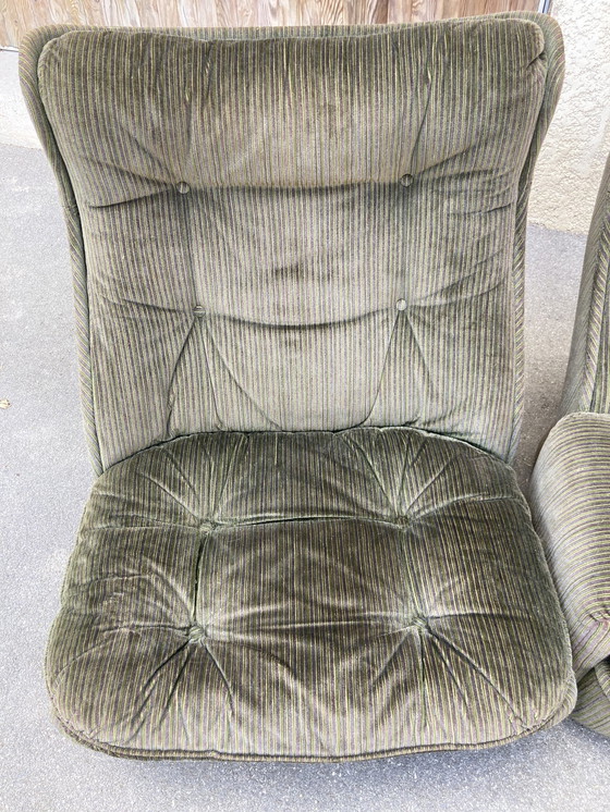 Image 1 of Paar Orchidée Cadestin fauteuils