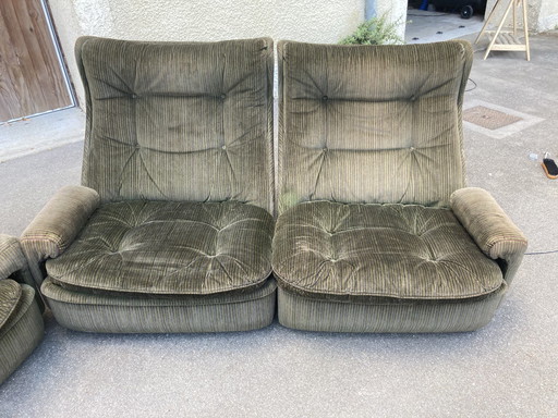 Paar Orchidée Cadestin fauteuils