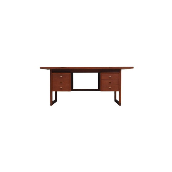 Image 1 of Vintage teakhouten bureau, Denemarken 1970